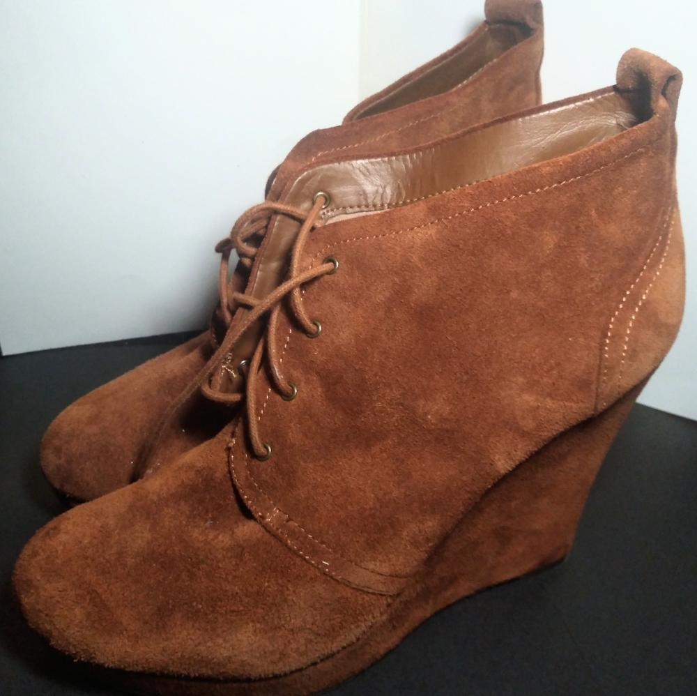 Jessica Simpson Wedge Ankle Boots SZ 10